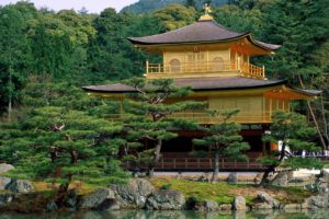 japan, Nature, Buildings, Kyoto, Temples, Kinkakuji