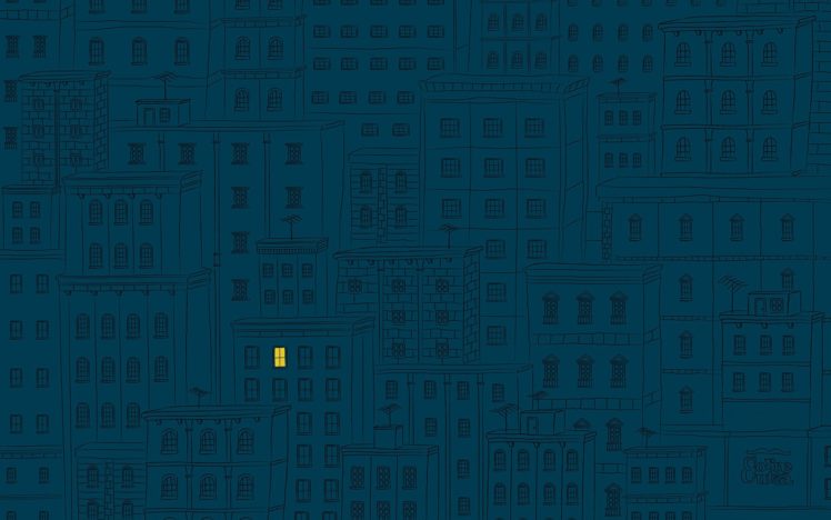minimalistic, Cityscapes, Night, Buildings, Drawings HD Wallpaper Desktop Background