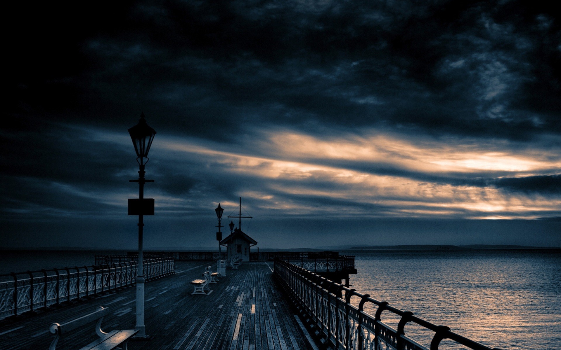 clouds, Landscapes, Nature, Dock, Skyscapes Wallpaper