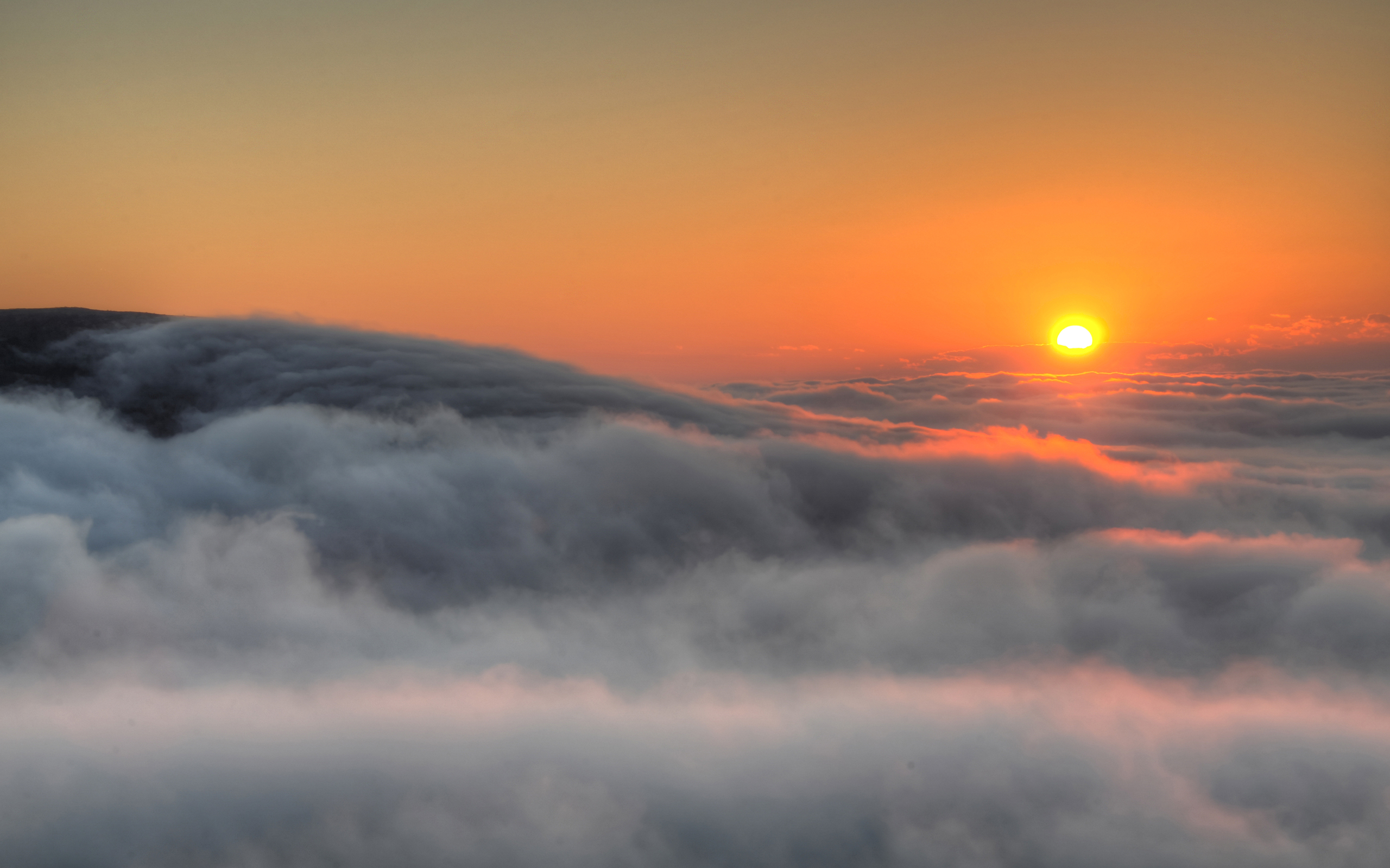 sun, Clouds Wallpaper