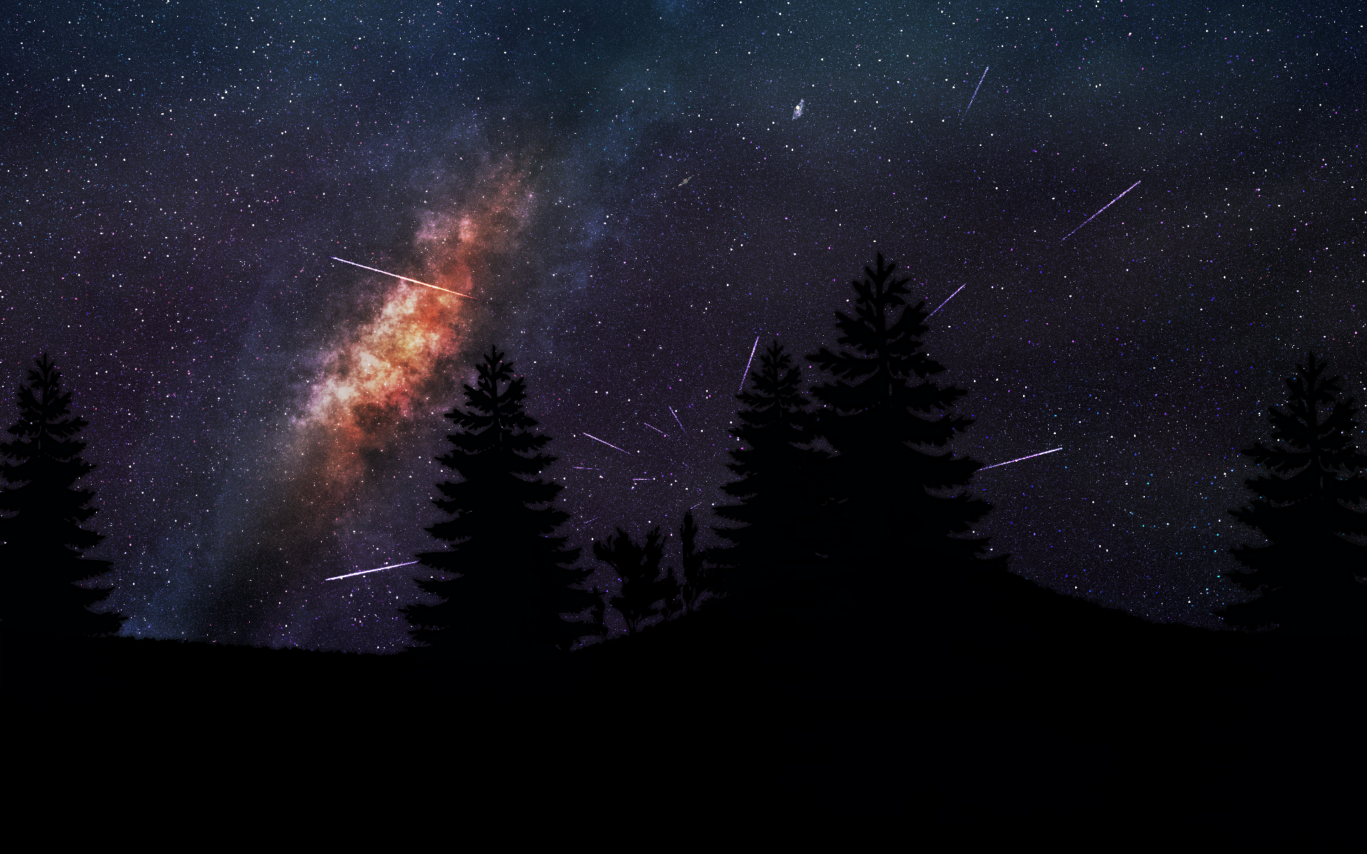 night, Sky, Stars Wallpaper