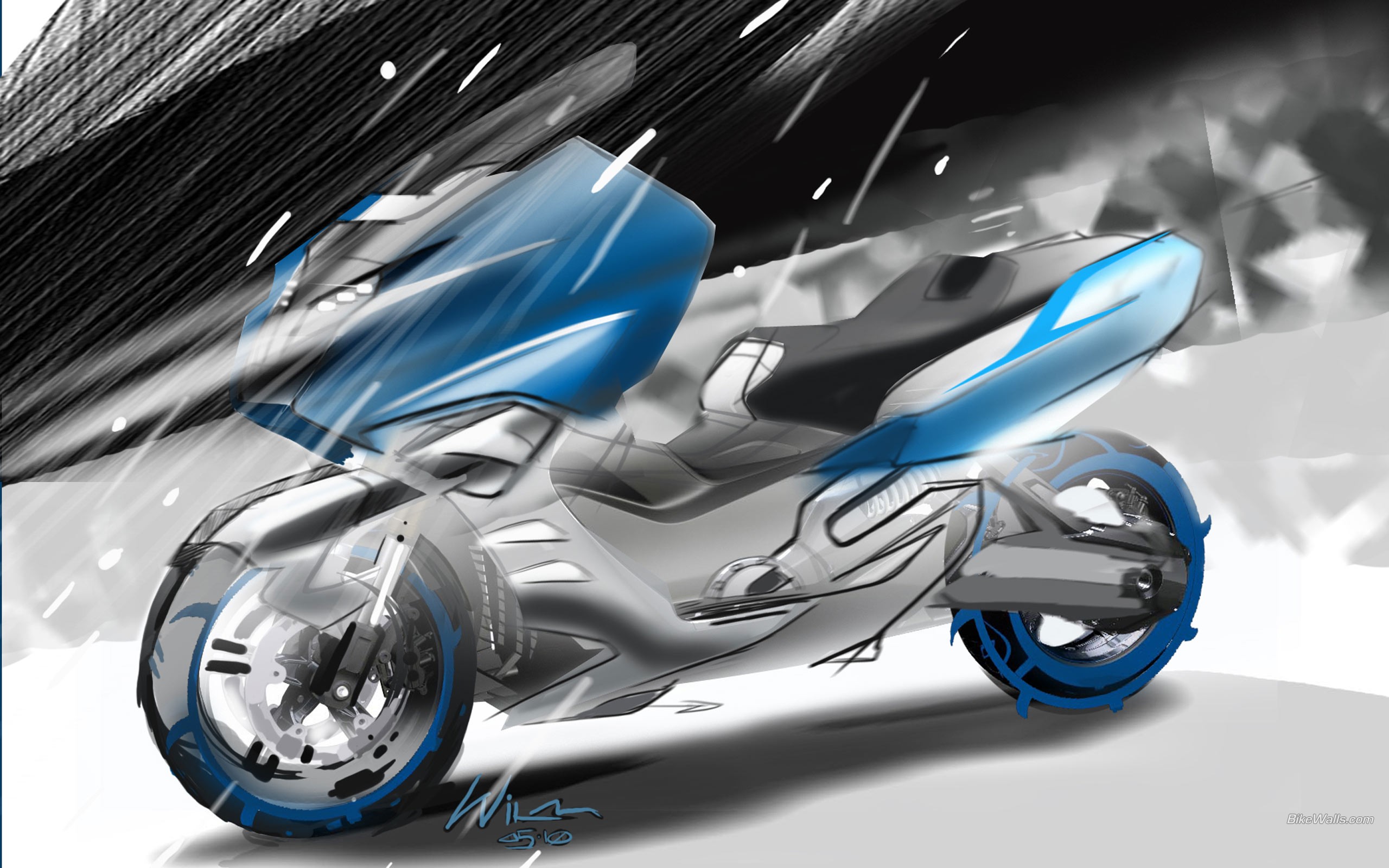 bmw, Studio, Concept, Art, Motorbikes Wallpaper
