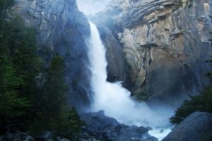landscapes, Nature, Waterfalls, Landmark, Yosemite, National, Park