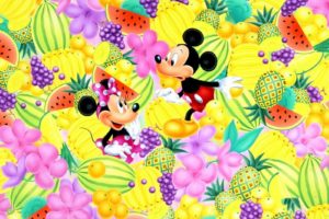 cartoons, Disney, Company, Fruits, Mickey, Mouse, Minnie, Mouse