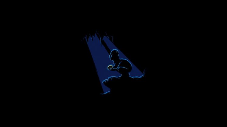 homer, Simpson, The, Lord, Of, The, Rings, The, Simpsons, Crossovers HD Wallpaper Desktop Background