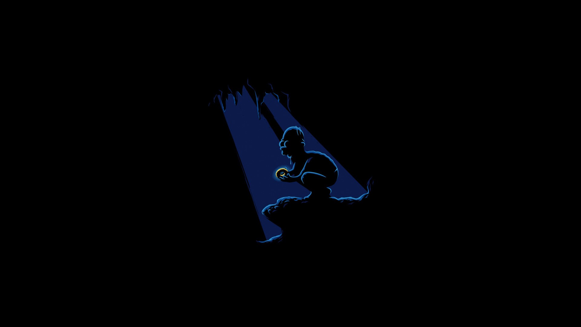 homer, Simpson, The, Lord, Of, The, Rings, The, Simpsons, Crossovers Wallpaper