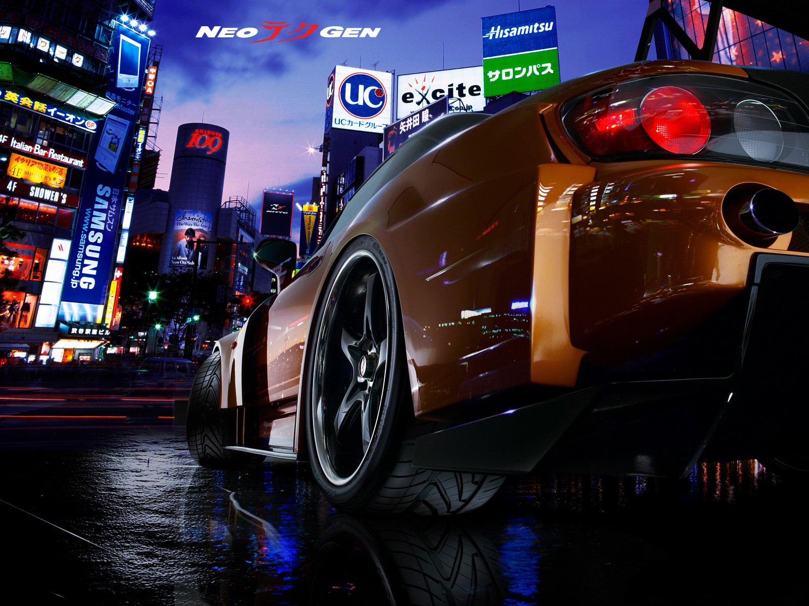 cityscapes, Honda, Cars, Honda, S2000, Virtual Wallpaper