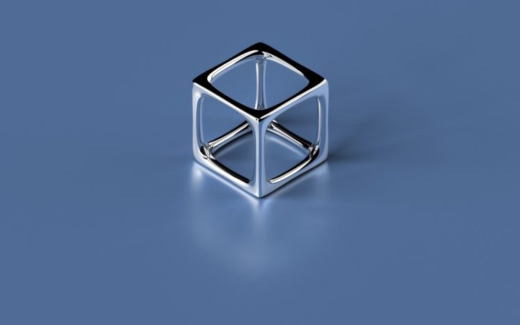 minimalistic, Metal, Shapes, Cubes, Objects HD Wallpaper Desktop Background