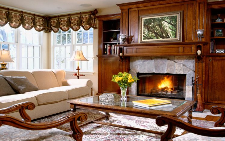 interior, Living, Room, Fireplaces HD Wallpaper Desktop Background