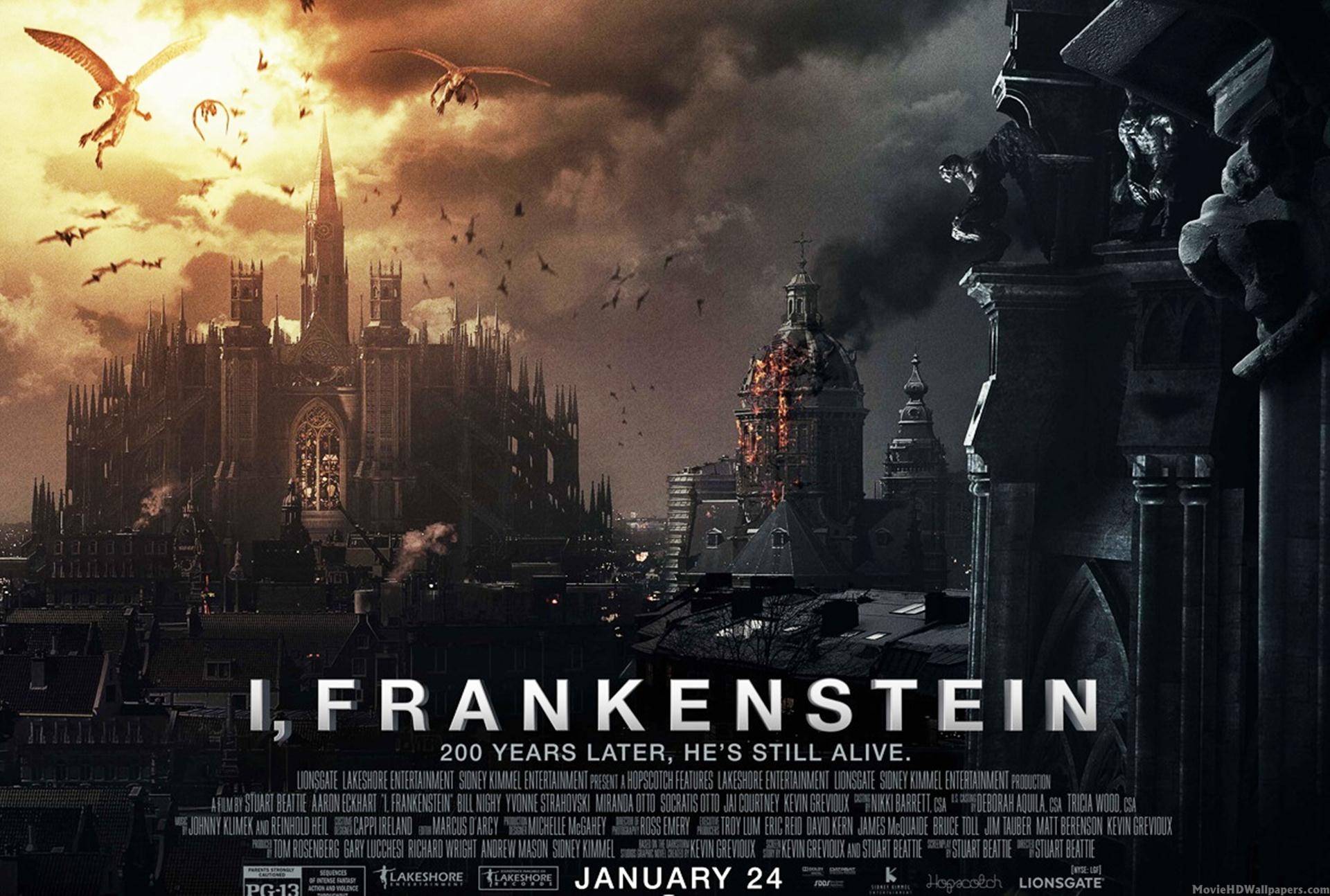 i frankenstein, Horror, Action, Dark, Frankenstein, Movie, Sci fi, Fantasy, Poster  Wallpapers HD / Desktop and Mobile Backgrounds