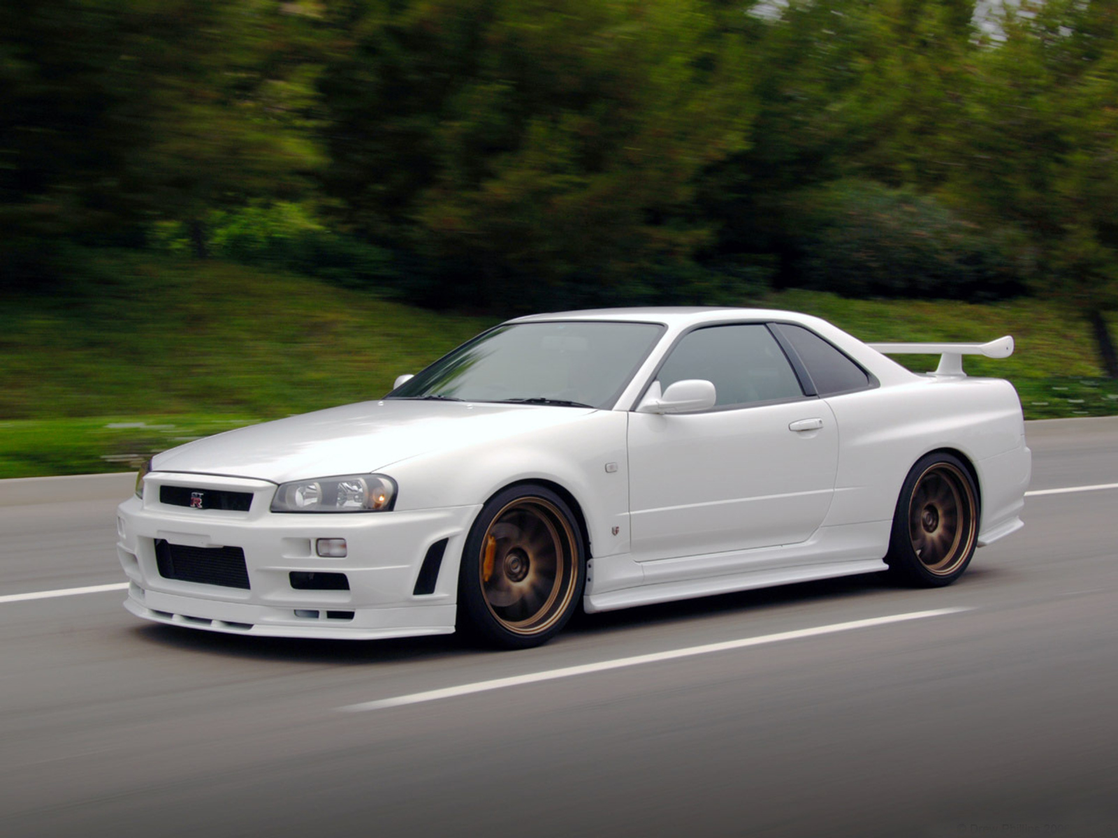 nissan, Vehicles, Nissan, Skyline, White, Cars, Nissan, Skyline, R34 Wallpaper