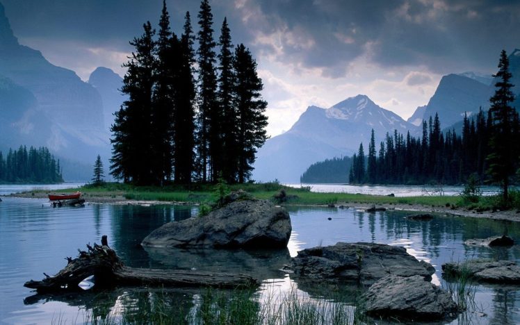 nature, Alberta, Spirit, National, Park, Jasper, National, Park, Maligne, Lake HD Wallpaper Desktop Background