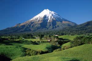 mountains, Landscapes, Nature, New, Zealand, Taranaki, Egmont, National, Park, Snow, Caps