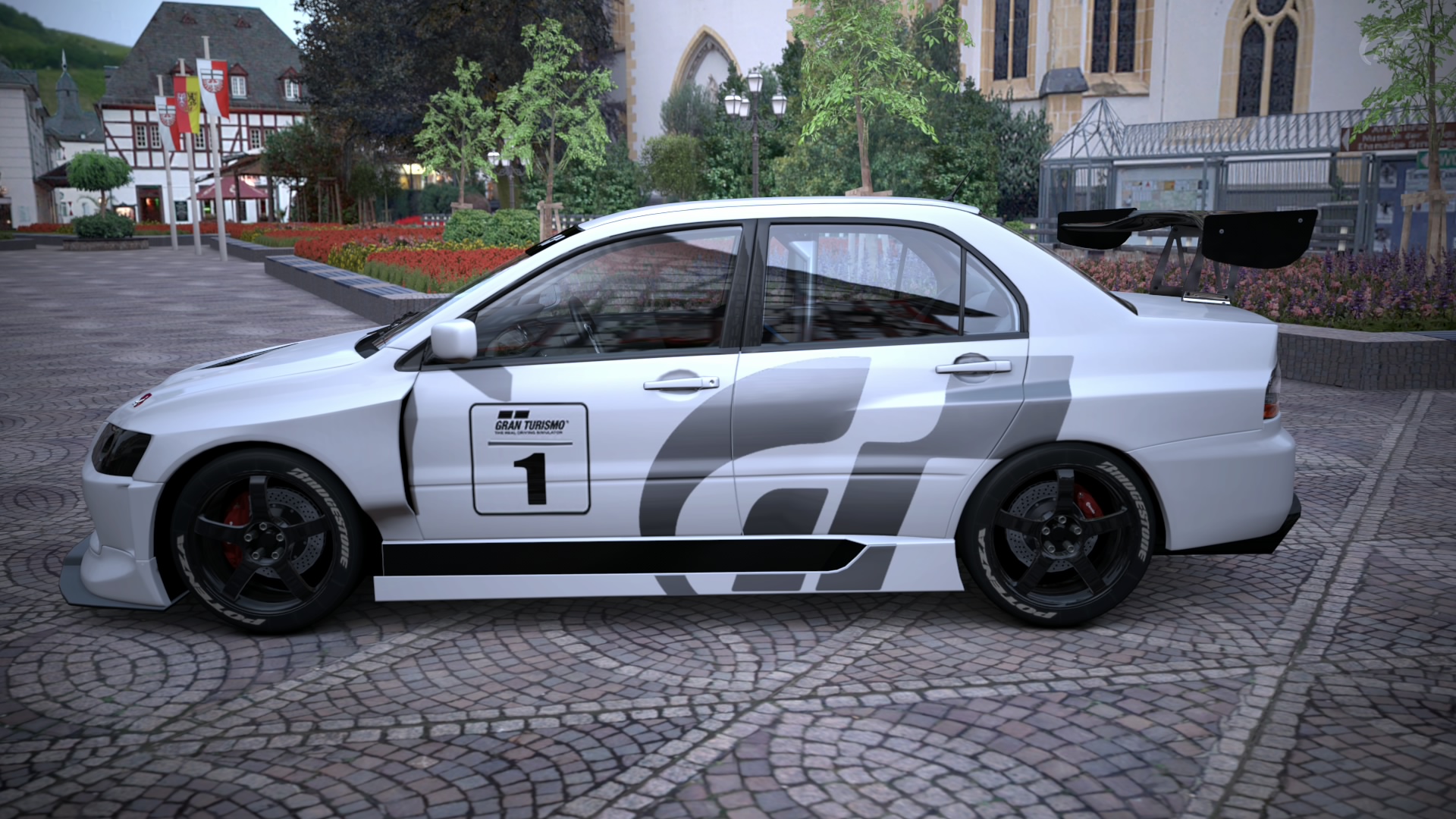 trees, Cars, Vehicles, Mitsubishi, Lancer, Evolution, Gran, Turismo