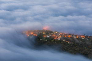 italy, Abruzzi, Castelveggio, Clouds