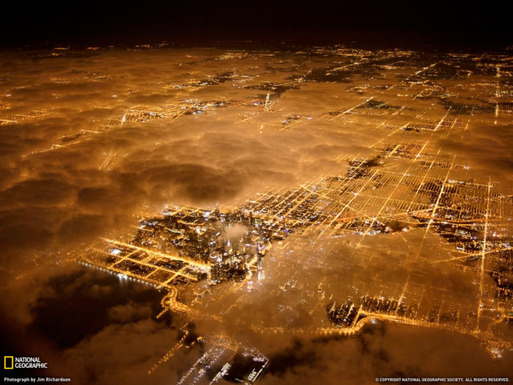 chicago, City, Lights, Cloud HD Wallpaper Desktop Background