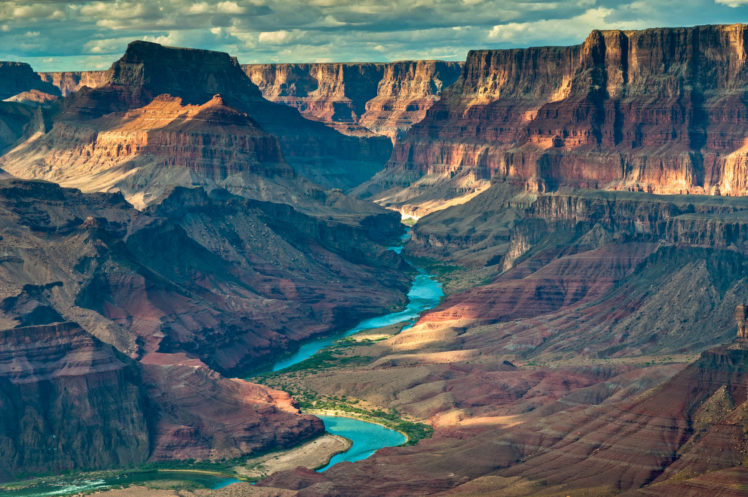 colorado, River, Canyon, Grand, Canyon, Arizon HD Wallpaper Desktop Background