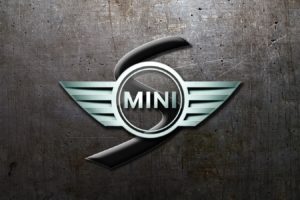 mini, Cooper, Logos, Glassy