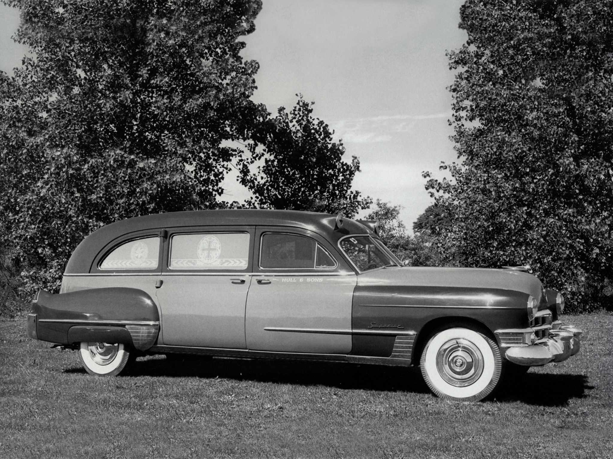 1949, Cadillac, Superior, Ambulance, Emergency, Stationwagon, Retro Wallpaper