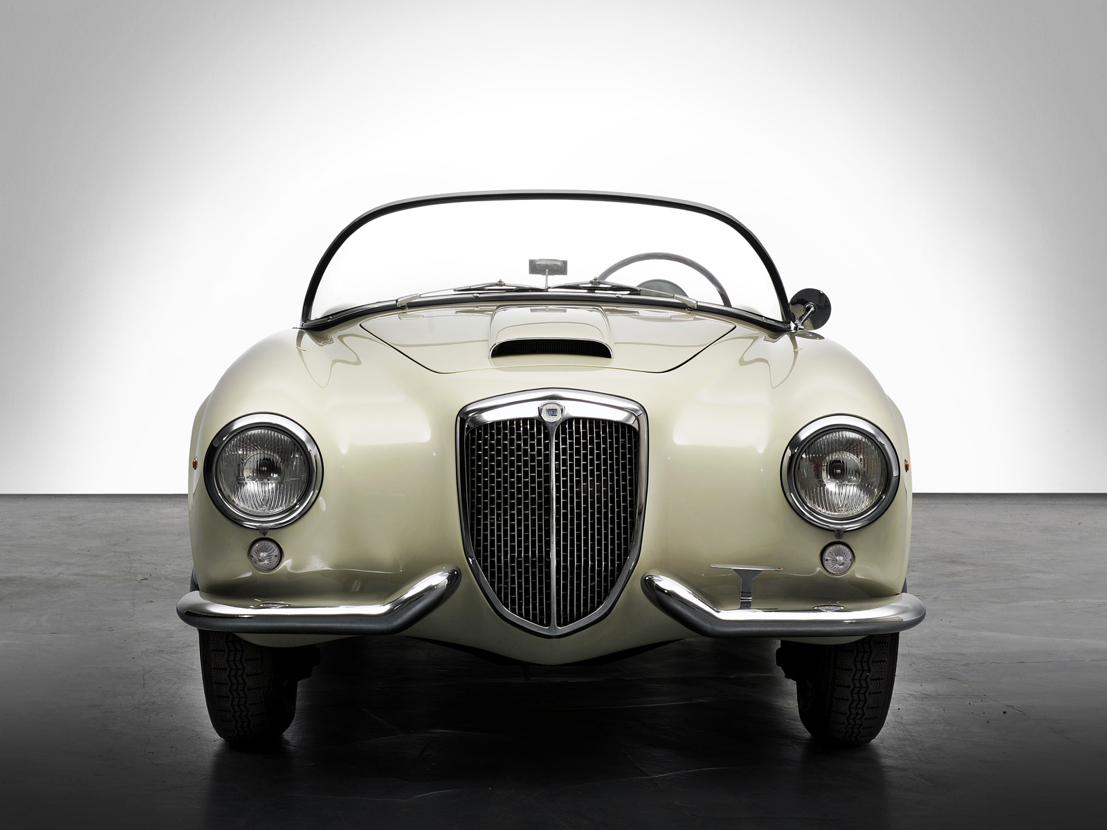 1954 55, Lancia, Aurelia, G t, Convertible,  b24 , Retro Wallpaper
