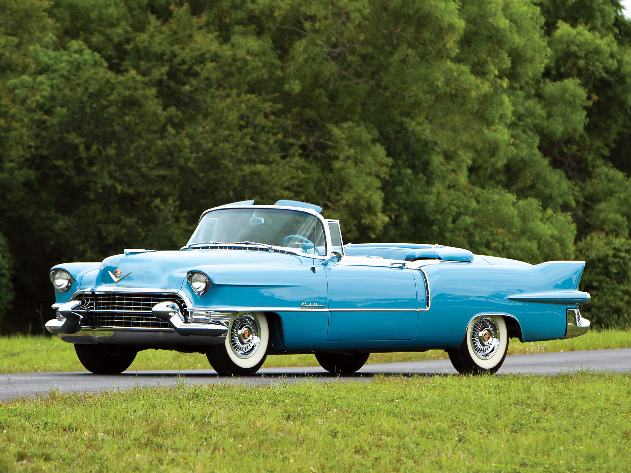 1955, Cadillac, Eldorado,  6267sx , Convertible, Luxury, Retro, Fs Wallpaper
