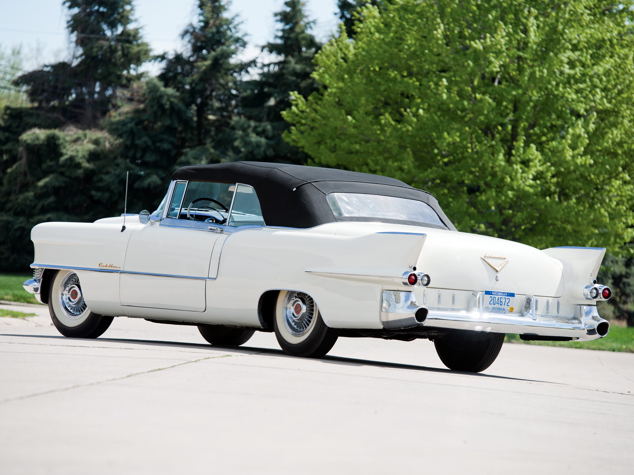 1955, Cadillac, Eldorado,  6267sx , Convertible, Luxury, Retro Wallpaper