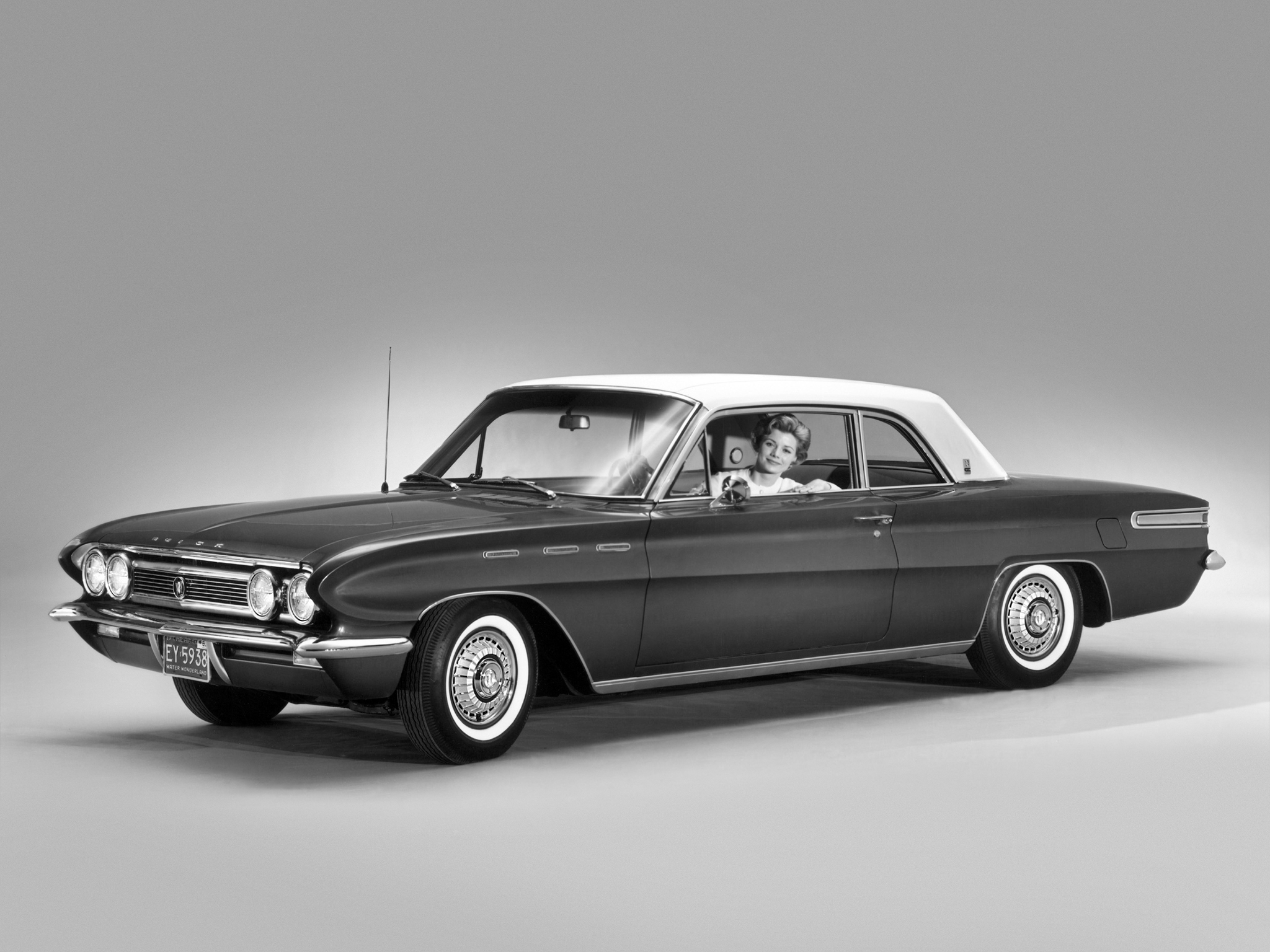 1962, Buick, Skylark, Hardtop, Coupe,  4347 , Classic Wallpaper