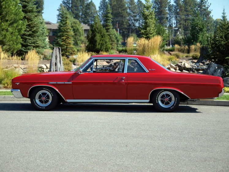 1965, Buick, Skylark, G s, Sport, Coupe,  4427 , Muscle, Classic HD Wallpaper Desktop Background