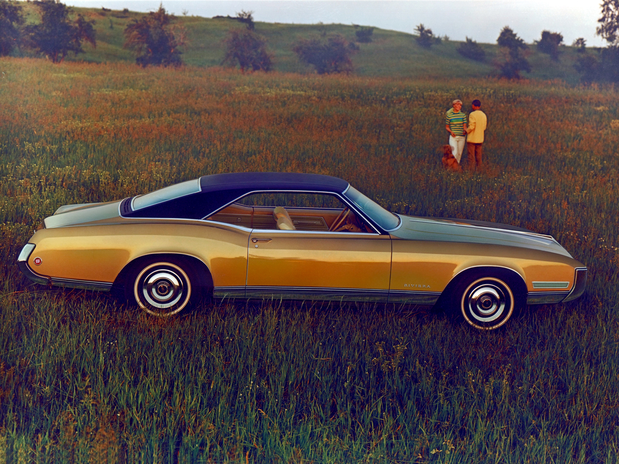 1968, Buick, Riviera, Classic Wallpaper