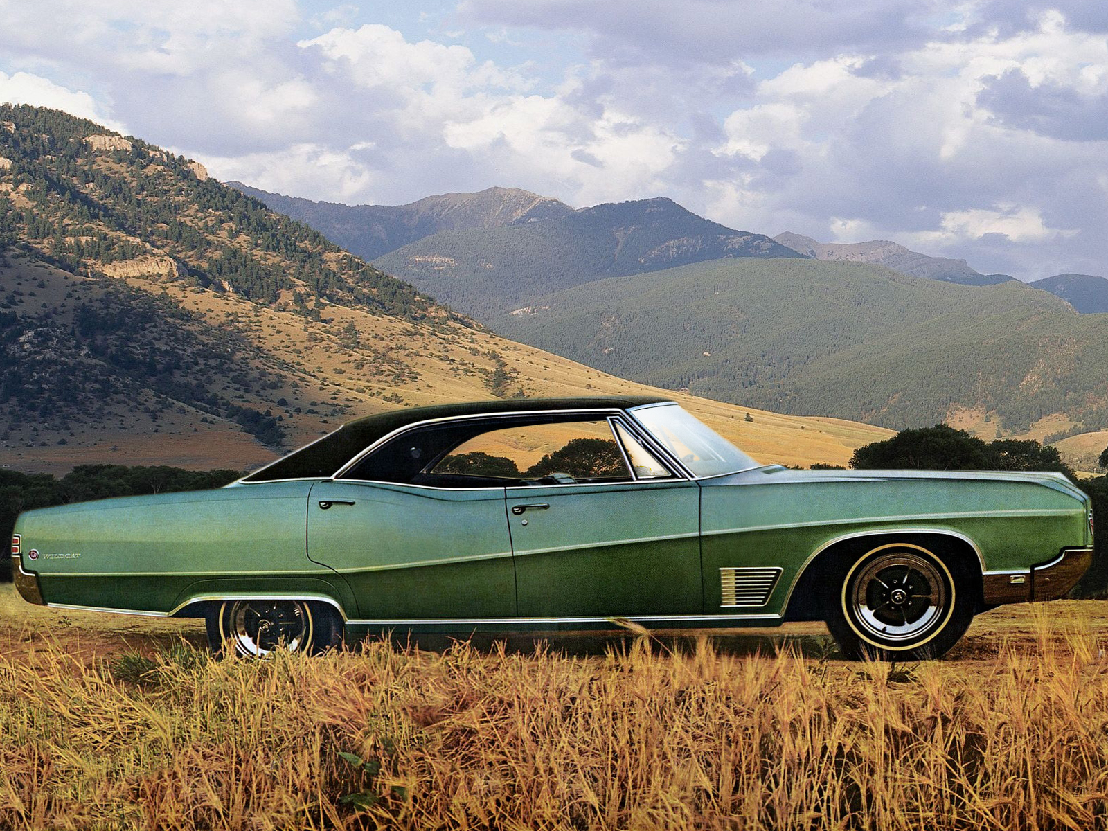 1968, Buick, Wildcat, Custom, Hardtop, Sedan,  6639 , Classic Wallpaper