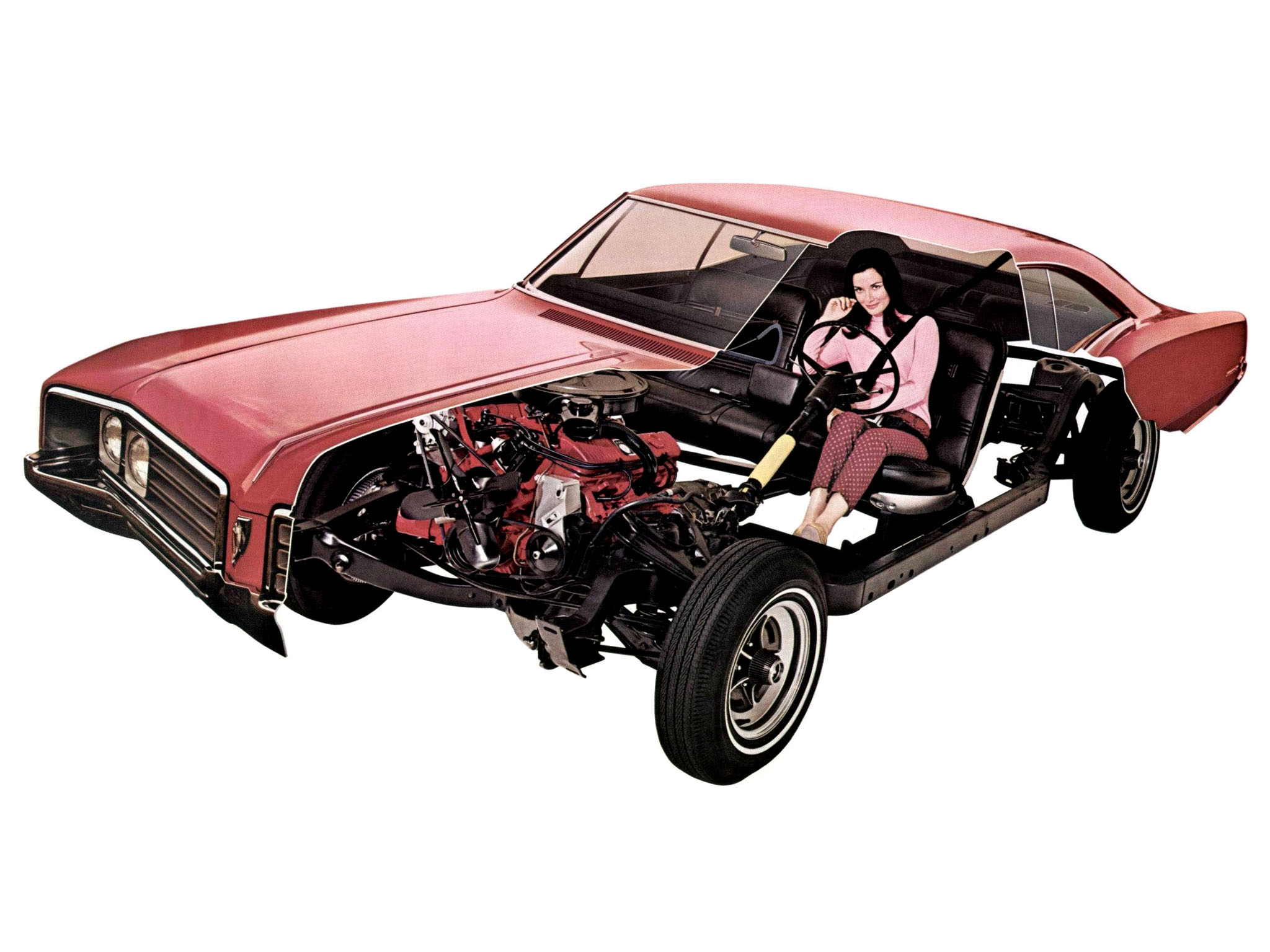 1968, Buick, Wildcat, Hardtop, Coupe,  6487 , Classic, Interior, Engine Wallpaper