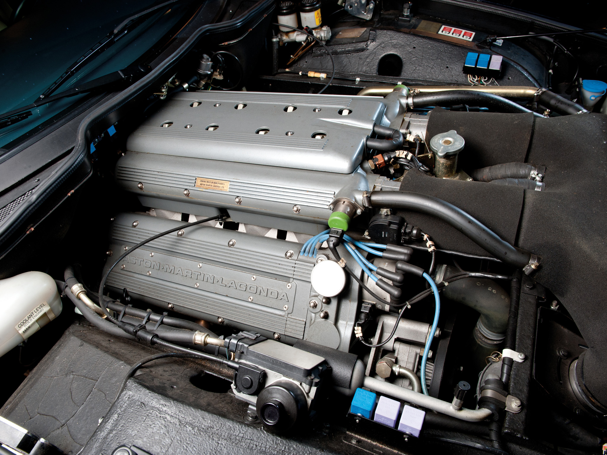 1992 96, Aston, Martin, Virage, Volante, Engine Wallpaper