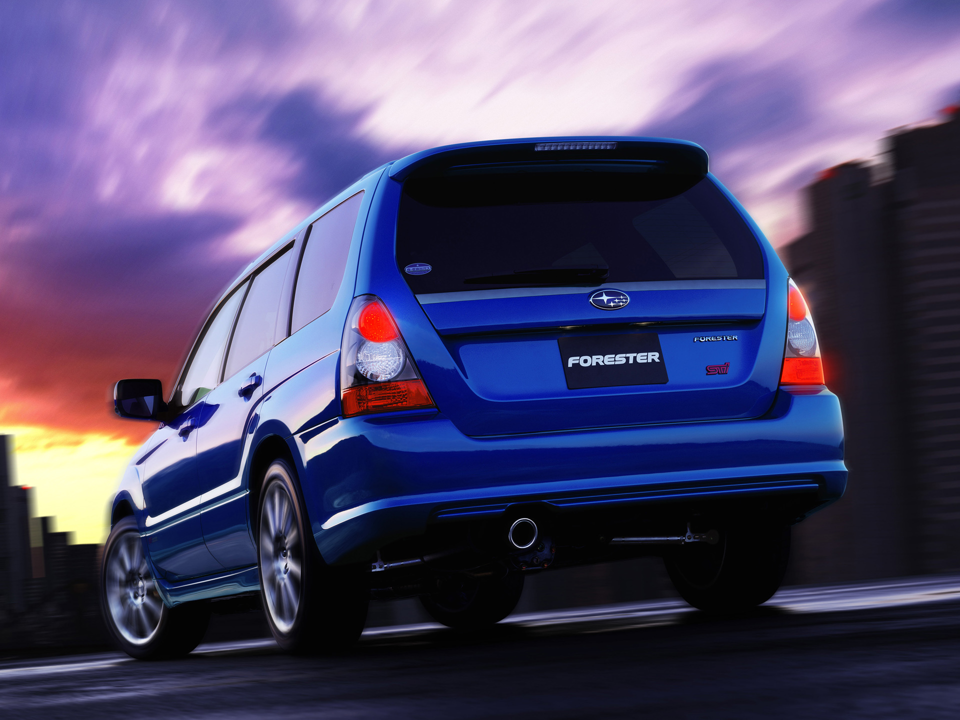2005, Subaru, Forester, Sti, Stationwagon Wallpaper