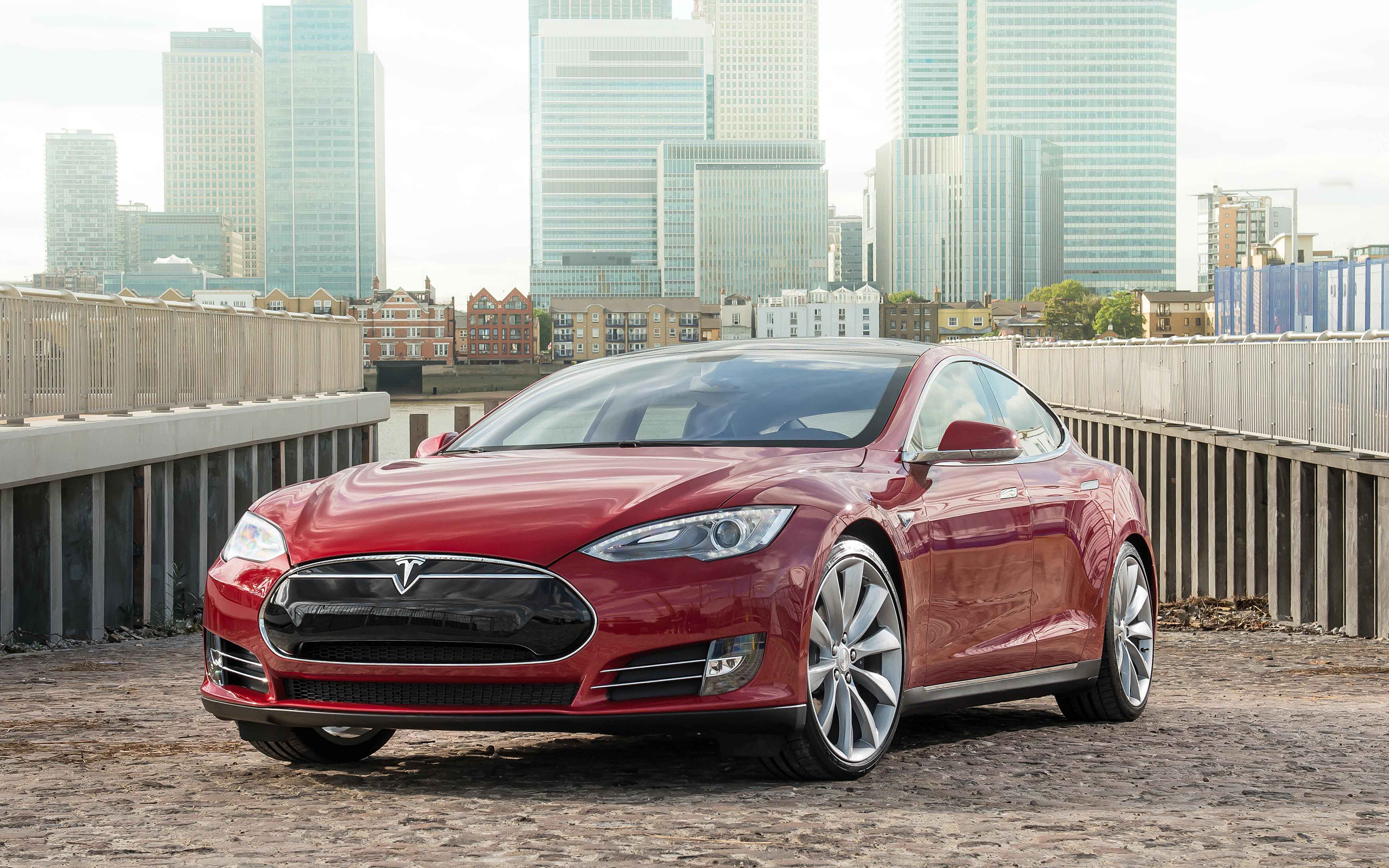 2014, Tesla, Model, S, Supercar Wallpaper