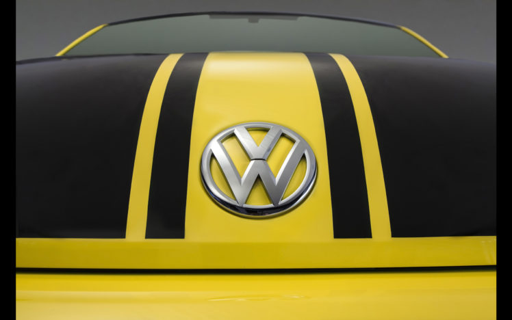 2014, Volkswagen, Beetle, Gsr, Logo, Poster HD Wallpaper Desktop Background