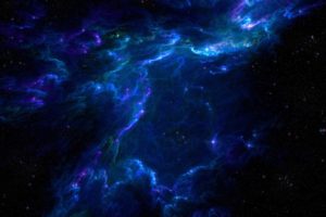 blue, Outer, Space, Stars, Nebulae, Gas