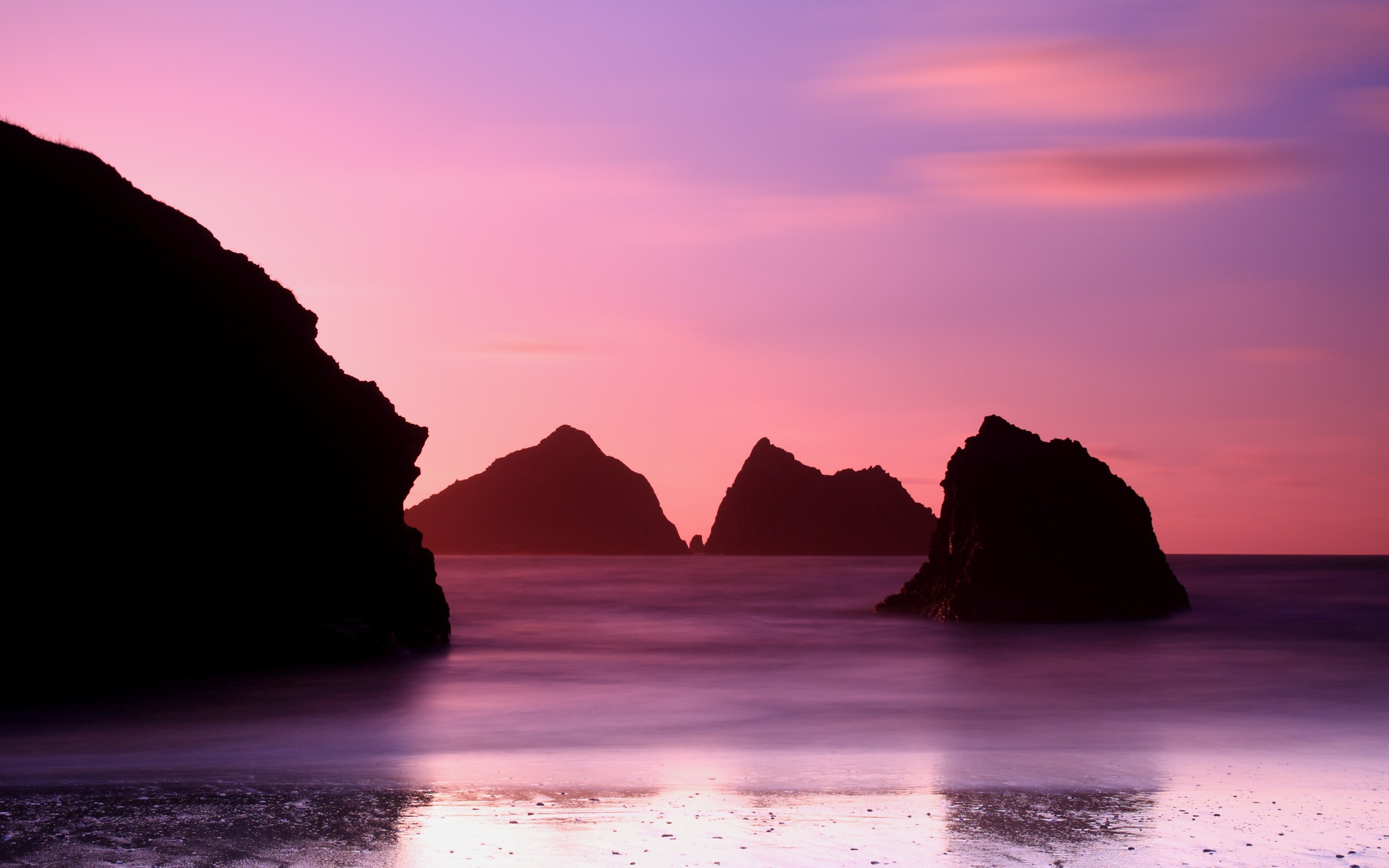 beautiful, Pink, Bay, Shot Wallpaper