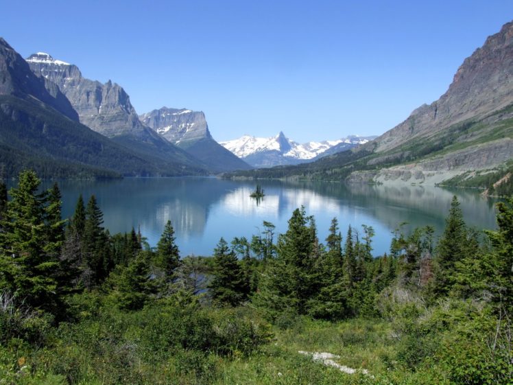 nature, Lake, Mountains HD Wallpaper Desktop Background