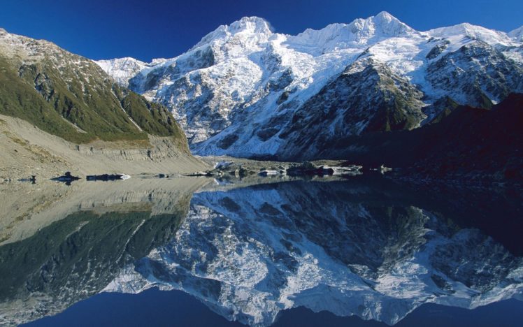 mountains, Lake, Reflection HD Wallpaper Desktop Background