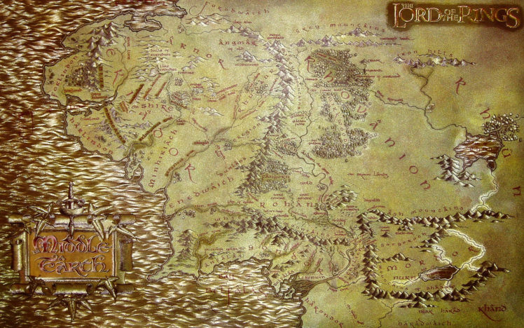 the, Lord, Of, The, Rings, Maps, Middle earth HD Wallpaper Desktop Background
