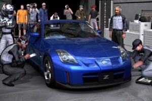 video, Games, Cars, Nissan, 350z, Gran, Turismo, 5, Playstation, 3, Pit crew