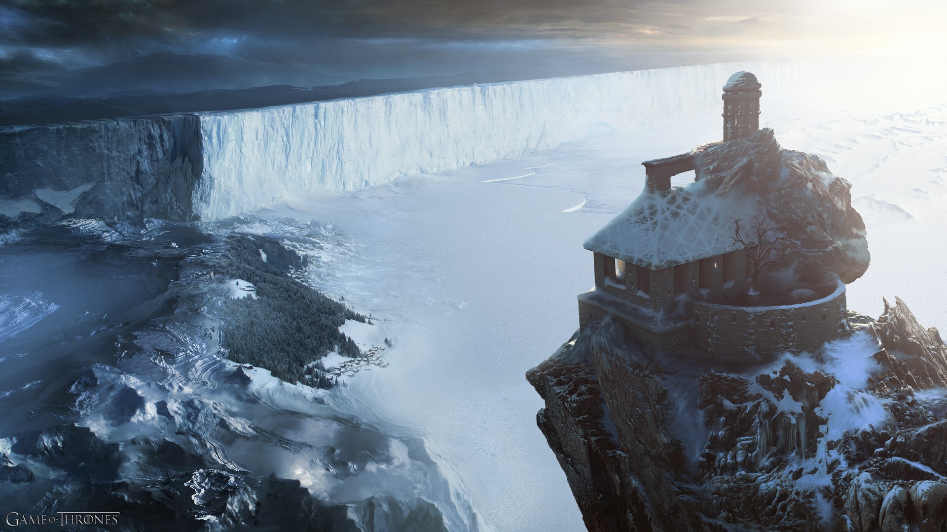 ice, Wall, North, Fantasy, Art, Digital, Art, Artwork, Game, Of, Thrones Wallpaper
