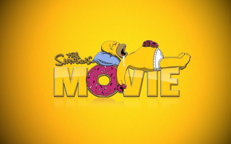 homer, Simpson, Donuts, The, Simpsons, Sleeping, Simpson, The, Movie HD Wallpaper Desktop Background