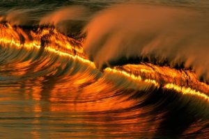 light, Nature, Red, Waves