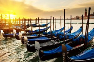 water, Sunset, Nature, Boats, Venice