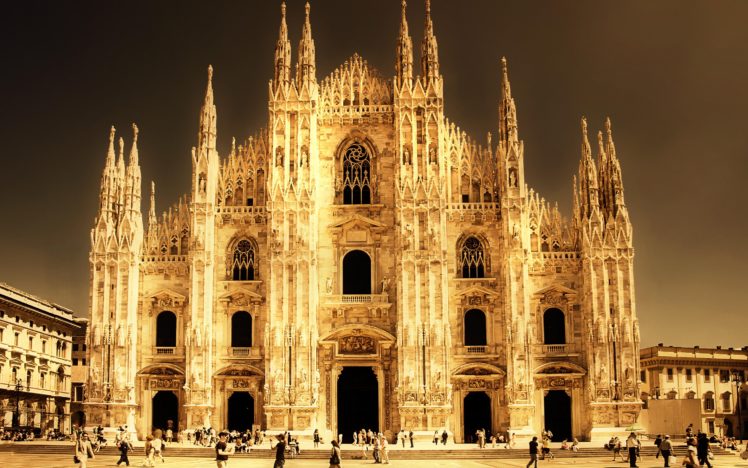 cathedral, Milano, Italy HD Wallpaper Desktop Background