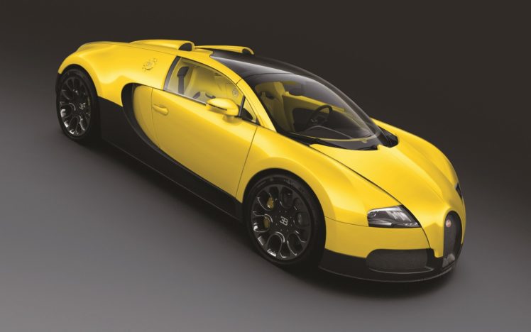 yellow, Cars, Bugatti, Veyron HD Wallpaper Desktop Background