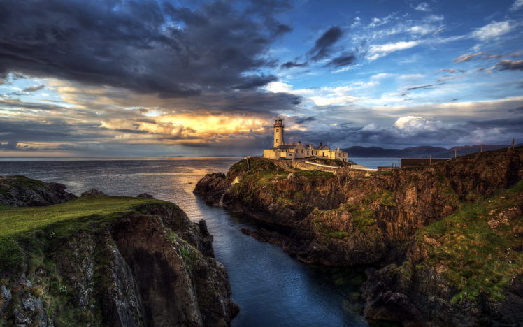 ireland, Seascape, Lighthouse, Ocean HD Wallpaper Desktop Background