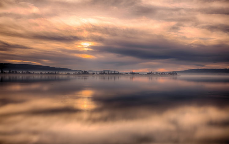 lake, Constance, Germany, Lake, Sunset HD Wallpaper Desktop Background