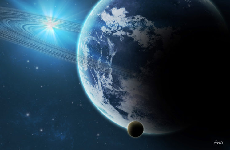 planet, Star, Ring, Space HD Wallpaper Desktop Background